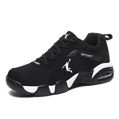 Men’s Lightweight Running Shoes Breathable Lace-Up Sneakers Outdoor Sports Tennis Walking Shoes Casual Athletic Shoe