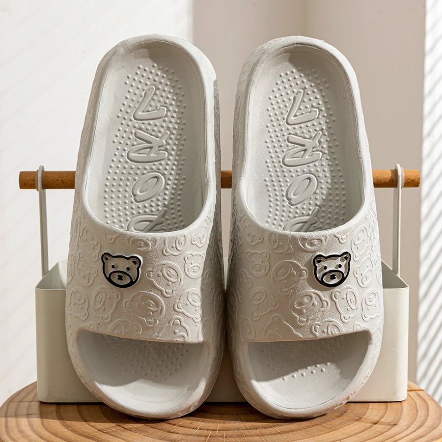 Women's Summer Animal Print Bathroom Slippers – Indoor Home Comfort