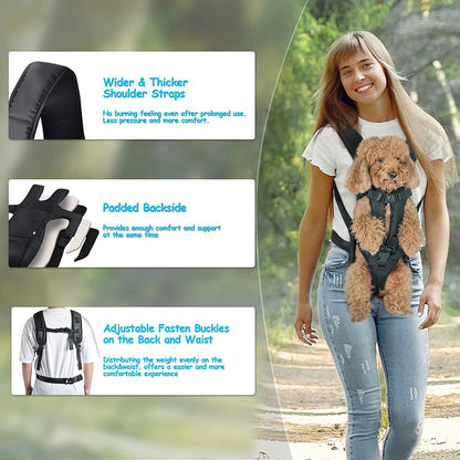 Pet Dog & Cat Backpack Carrier | Adjustable, Breathable, Lightweight