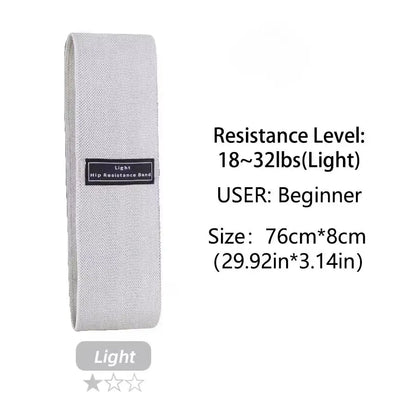 Fabric Resistance Hip Booty Bands – Unisex Glute & Thigh Workout Loops