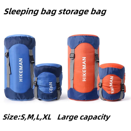 HIKEMAN Sleeping Bag Storage Bag – Cotton Sleeping Bag Compatible, Portable & Durable