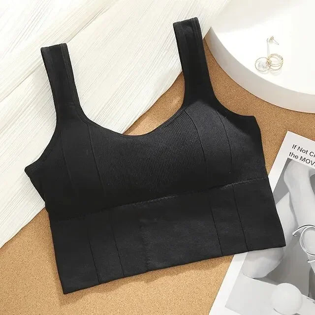 Women's Breathable Sports Bra – Seamless Yoga & Fitness Top