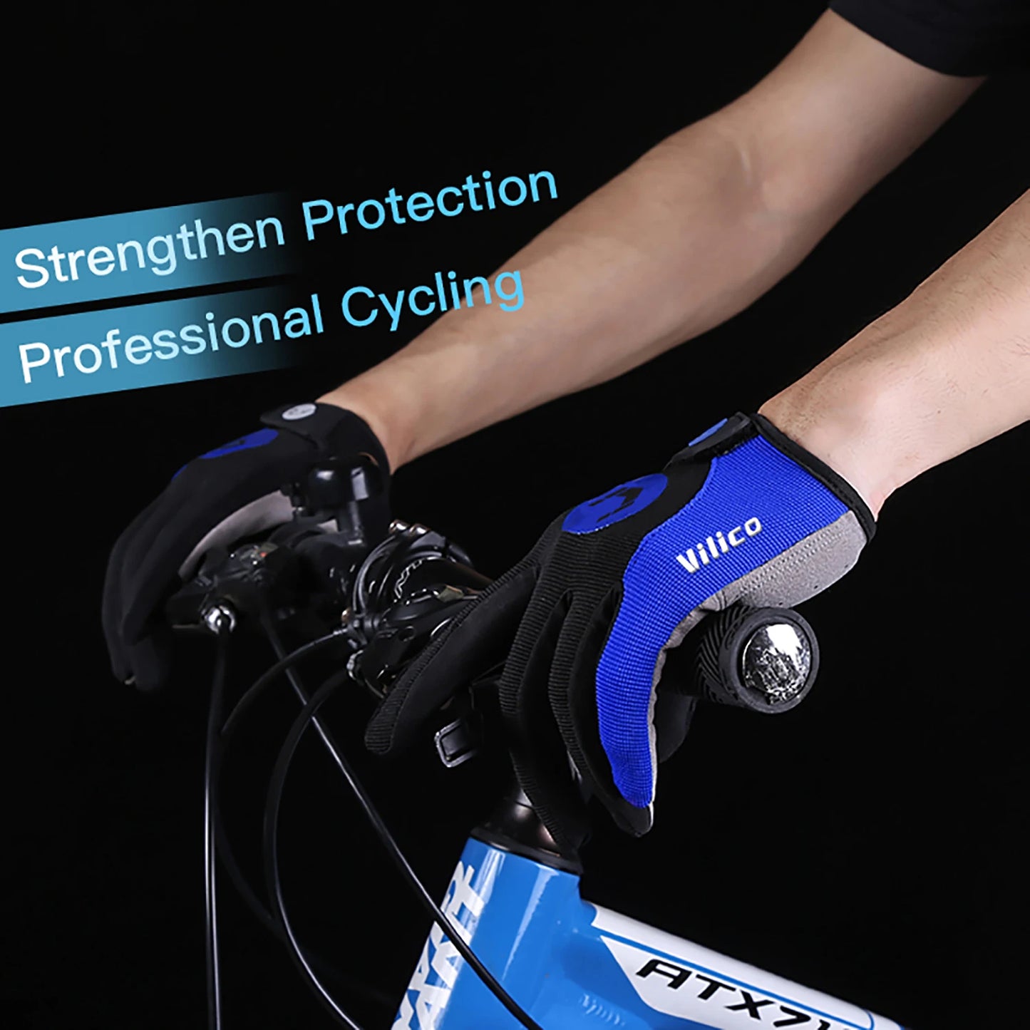 Fezrgea Full Finger Cycling Gloves – MTB Mountain Racing