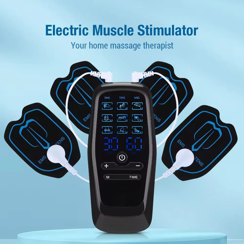 Physiotherapy TENS EMS Muscle Stimulator – Digital Body Massage & Slimming Device