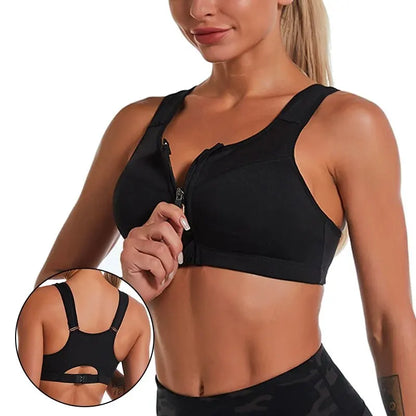 Women’s Yoga Fitness Bra – Shock-Absorbing, Breathable & Quick-Dry Sports Bra for Training and Running