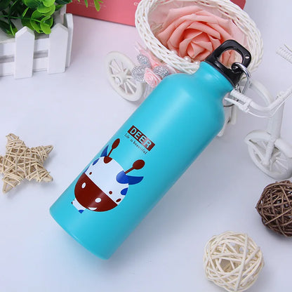 Bolttle Lovely Animals Kids Water Bottle – Creative & Portable for Outdoor Sports, Cycling, Camping, Hiking, and School