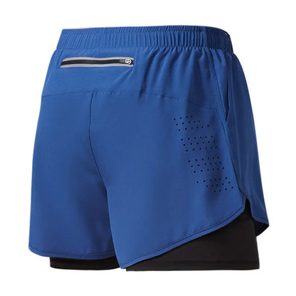 Men’s Quick-Drying Running Shorts – Solid Black Fitness Shorts