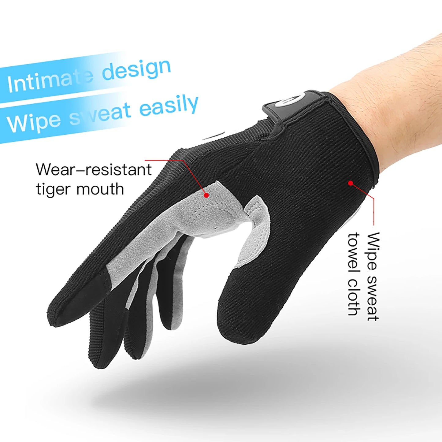 Fezrgea Full Finger Cycling Gloves – MTB Mountain Racing