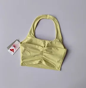 SKINOFSKIN Women’s Fitness Bra – Backless Gym & Yoga Crop Top for Running and Workouts