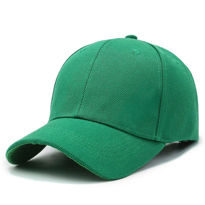 Unisex Plain Baseball Cap Adjustable Snapback Hat Casual Streetwear Dad Cap for Men & Women