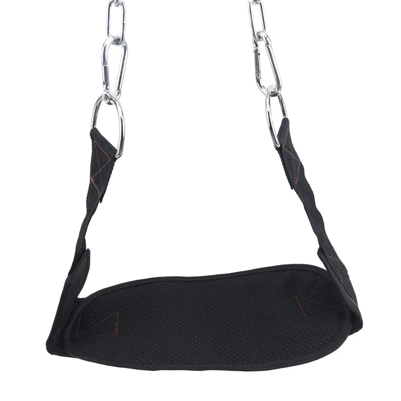 Thicken Weight Lifting Belt with Chain – Professional Gym Dipping & Weight Training Belt