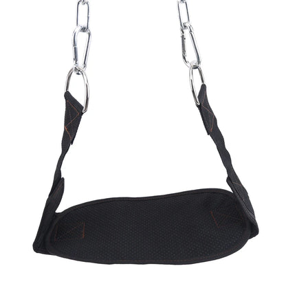 Thicken Weight Lifting Belt with Chain – Professional Gym Dipping & Weight Training Belt