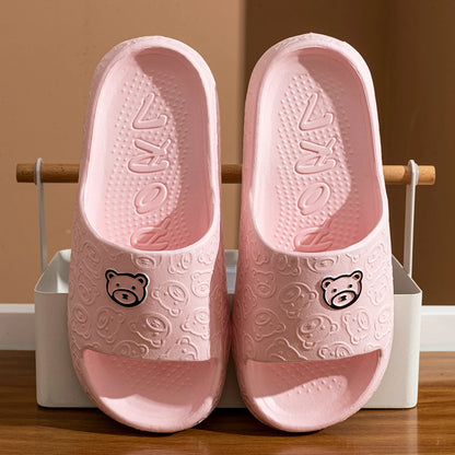 Women's Summer Animal Print Bathroom Slippers – Indoor Home Comfort