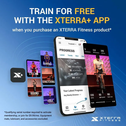 XTERRA+ Portable Electric Treadmill – Foldable Home Fitness Solution