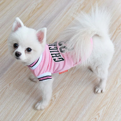 Mesh Breathable Dog Basketball Jersey | XS–5XL