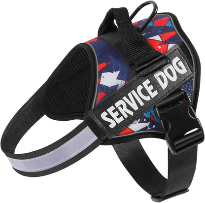 Chest Strap Dog Vest Harness for Medium & Large Dogs – Quick Release Anti-Pull Adjustable Vest Harness for Border Collie, Golden Retriever & Training Walks