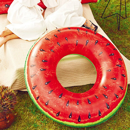 Watermelon Inflatable Swimming Ring – Summer Fun Float