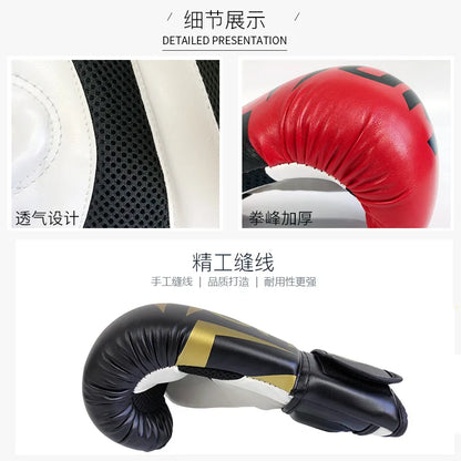 PU Leather Boxing Gloves – Breathable & Durable Training Gloves