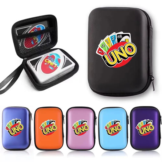 MINISO UNO Travel Zipper Case – Portable Card Game Storage