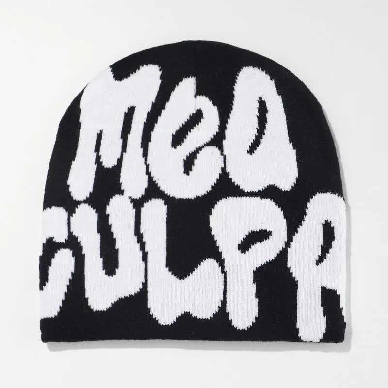 Knitting Cap Hat – Fashionable Wool Acrylic Beanie for Women