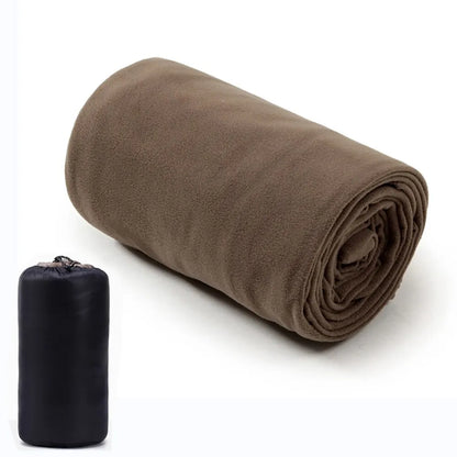 Ultra-Light Fleece Sleeping Bag Liner – Portable Envelope Travel Sheet for Adults, Camping & Outdoor Use