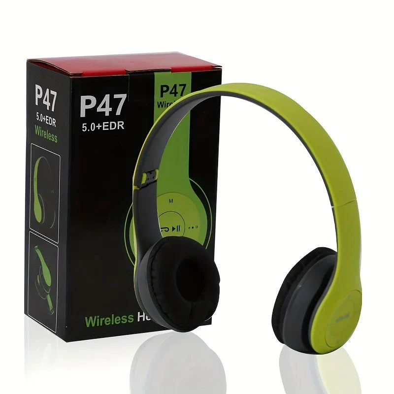 P47 Wireless Headphones – Over-Ear Portable Headset