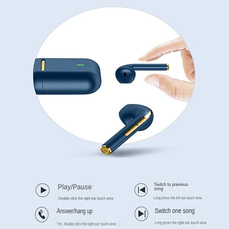 Xiaomi J18 Wireless Earphones – Waterproof Sport Bluetooth Earbuds with Noise Cancellation & Microphone