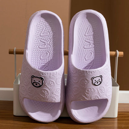 Women's Summer Animal Print Bathroom Slippers – Indoor Home Comfort