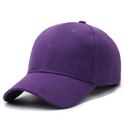 Unisex Plain Baseball Cap Adjustable Snapback Hat Casual Streetwear Dad Cap for Men & Women