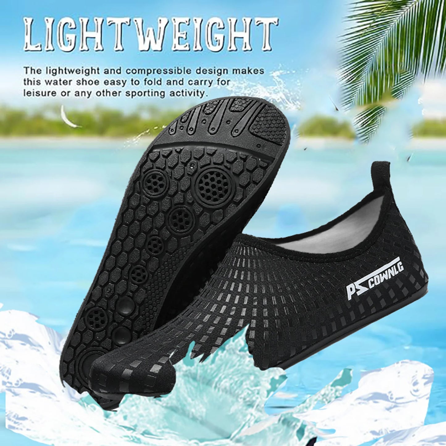 Unisex Wading & Water Sports Shoes – Lightweight, Breathable, Slip-On