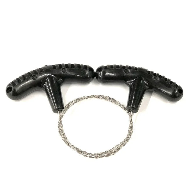 Portable Stainless Steel Wire Saw – Survival Tool for Camping & Outdoor Adventures