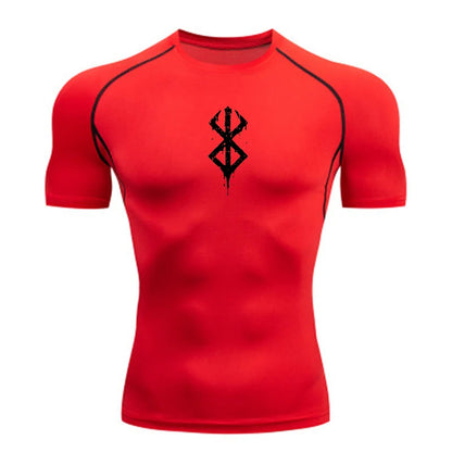 Unisex Summer Compression Sportswear – High Elastic Cotton Training Top