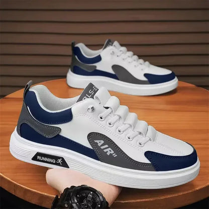 Trend 2025 Men’s Leather Low-Top Casual Shoes – Stylish & Comfortable