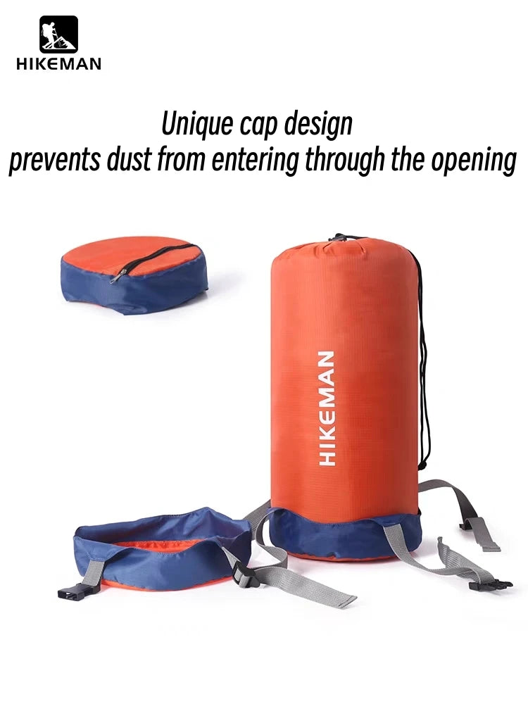 HIKEMAN Sleeping Bag Storage Bag – Cotton Sleeping Bag Compatible, Portable & Durable