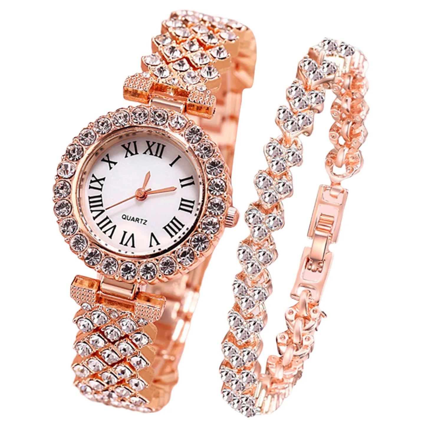 Watch For Women Watches 2025 Best Selling Products Luxury Watch Luxury Brand Reloj Mujer Watch Bracelet Set Diamond Steel Band
