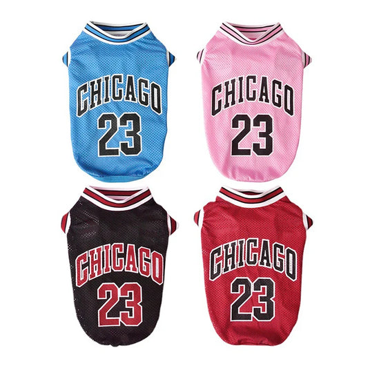Mesh Breathable Dog Basketball Jersey | XS–5XL