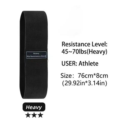 Fabric Resistance Hip Booty Bands – Unisex Glute & Thigh Workout Loops