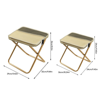 Foldable Backpack Stool | Portable Outdoor Folding Chair with Carry Bag