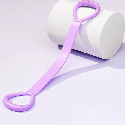 Stretch Strap Yoga 8-Figure Tensioner – Elastic Silicone Resistance Band for Shoulder, Back, and Full-Body Stretching