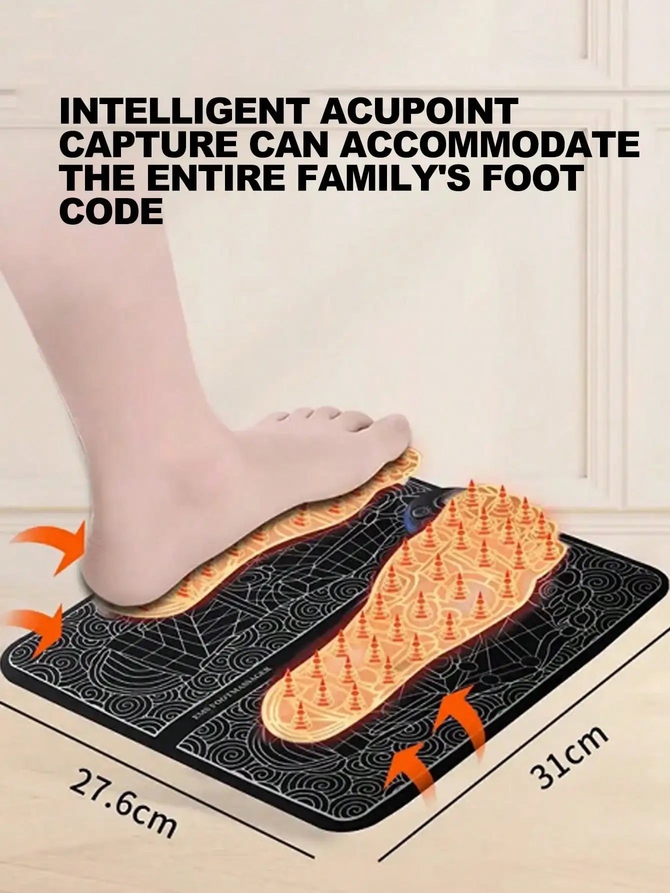 EMS Foot Massager Therapy Machine – Automatic Foot Meridian Pressing Device