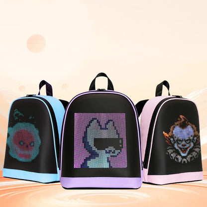 LED Advertising Backpack APP Control Portable Backpack Waterproof Outdoor Pixel Screen Bag for Men Women