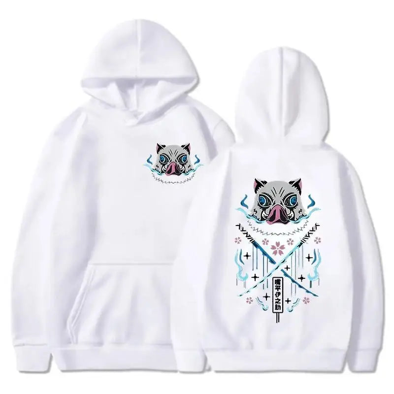 Japanese Anime Hoodie – Harajuku Print Pullover Sweatshirt for Men & Women