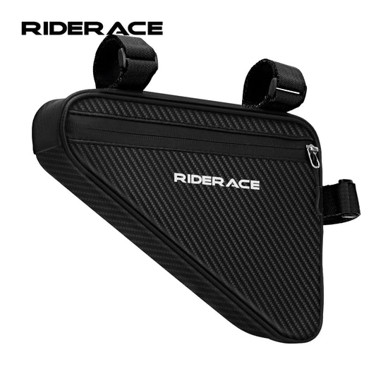 RIDERACE Waterproof Cycling Tube Bag – Top & Bottom Tube Bag for MTB & Road Bikes