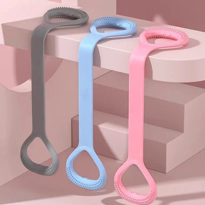 Stretch Strap Yoga 8-Figure Tensioner – Elastic Silicone Resistance Band for Shoulder, Back, and Full-Body Stretching