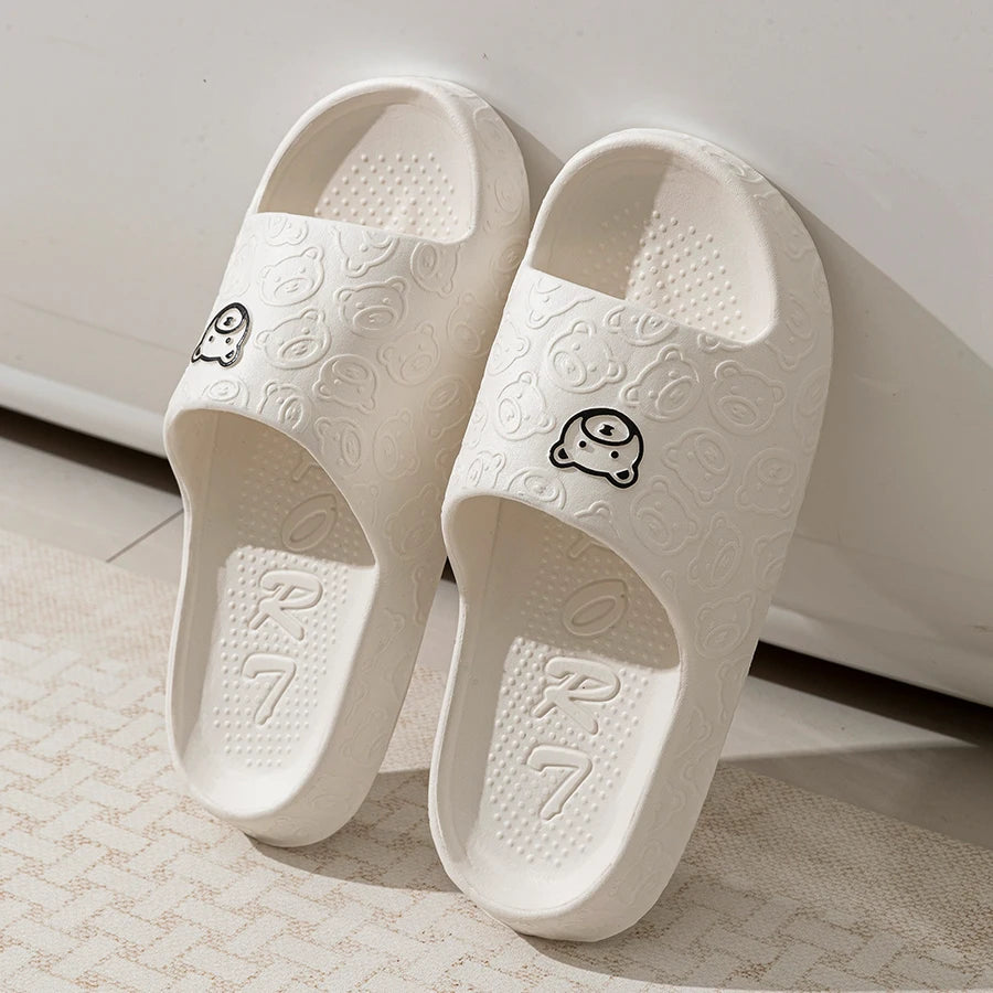 Women's Summer Animal Print Bathroom Slippers – Indoor Home Comfort