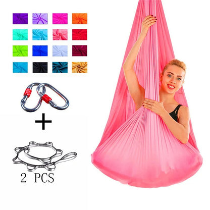 Full Set Flying-Aerial Yoga Hammock – Elevate Your Yoga Practice