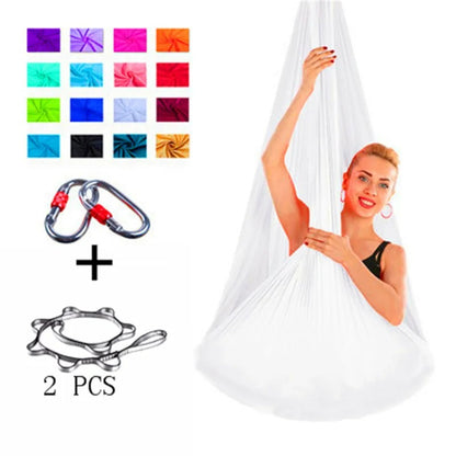 Full Set Flying-Aerial Yoga Hammock – Elevate Your Yoga Practice