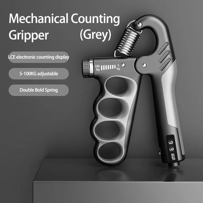 Hand Grip Strengthener with LCD Counter – Adjustable 5–100KG