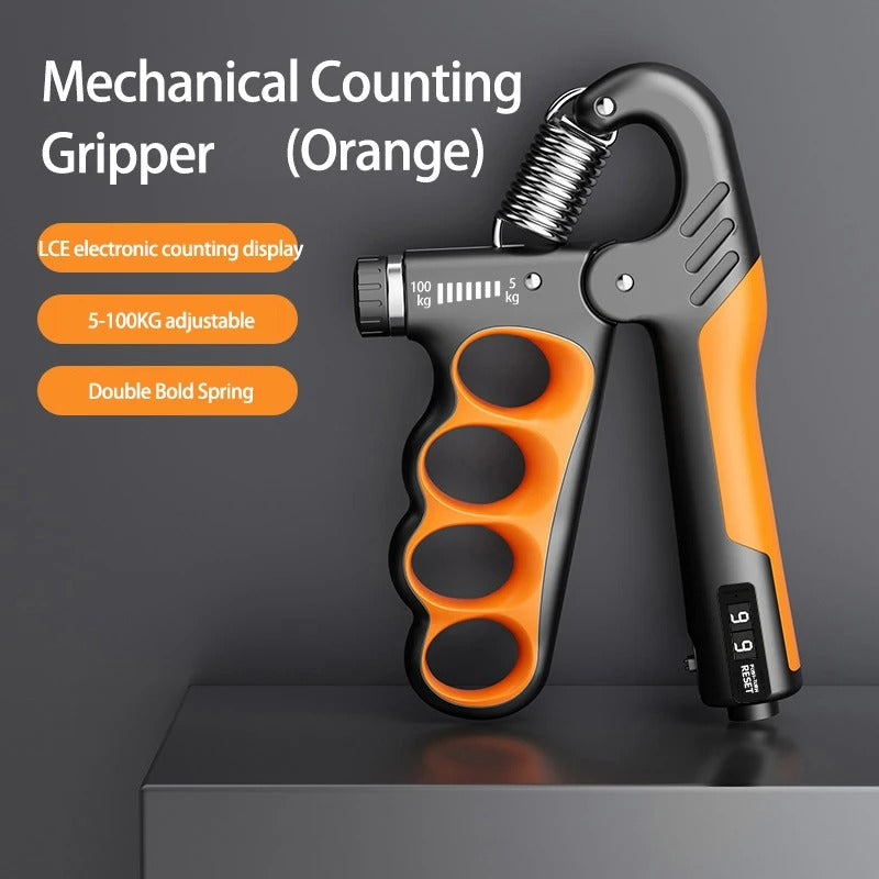 Hand Grip Strengthener with LCD Counter – Adjustable 5–100KG