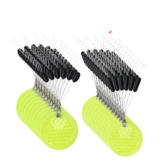 60pcs Rubber Space Beans – Carp Fishing Line Stoppers